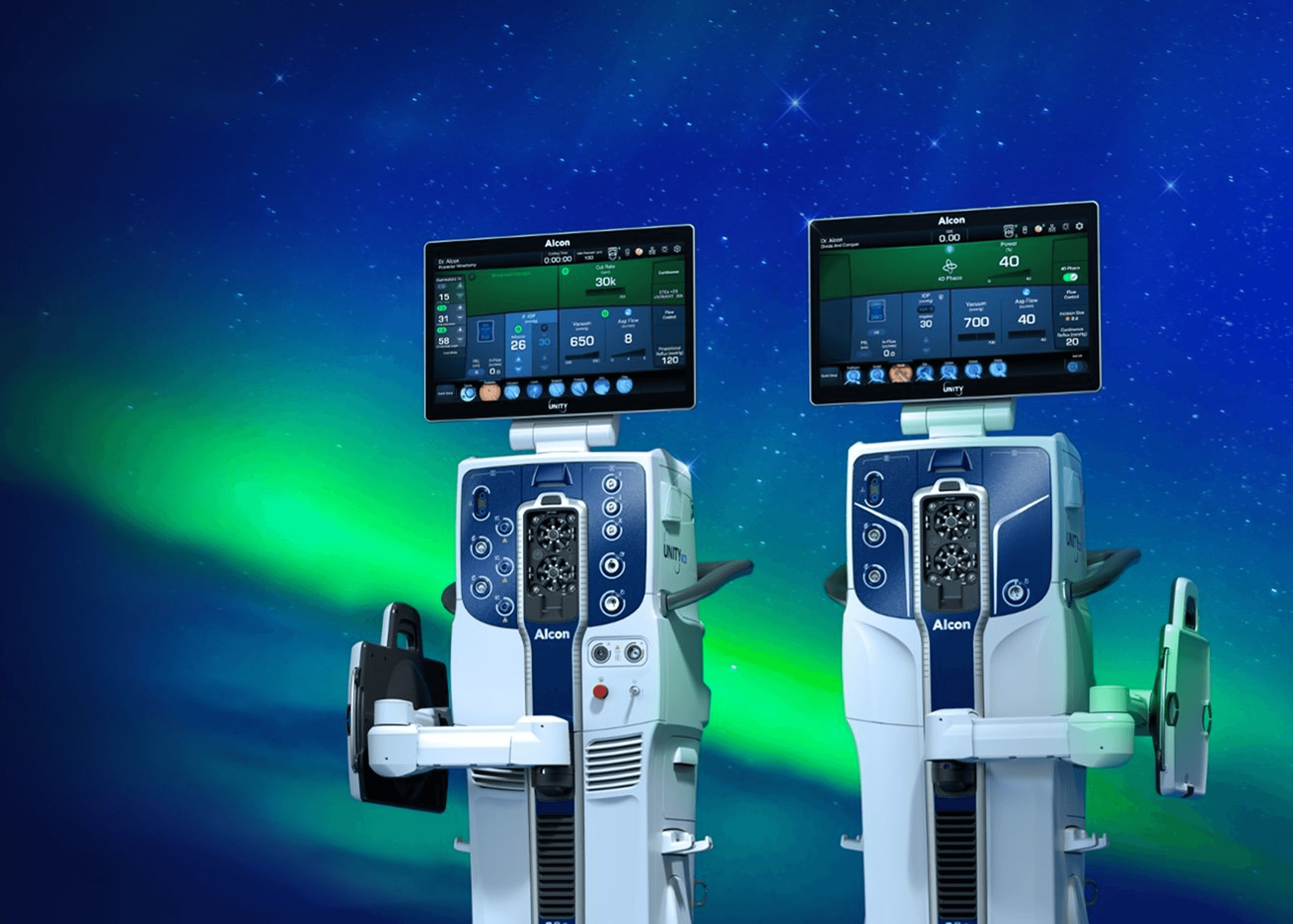 白内障・網膜硝子体手術装置 UNITYの写真です。